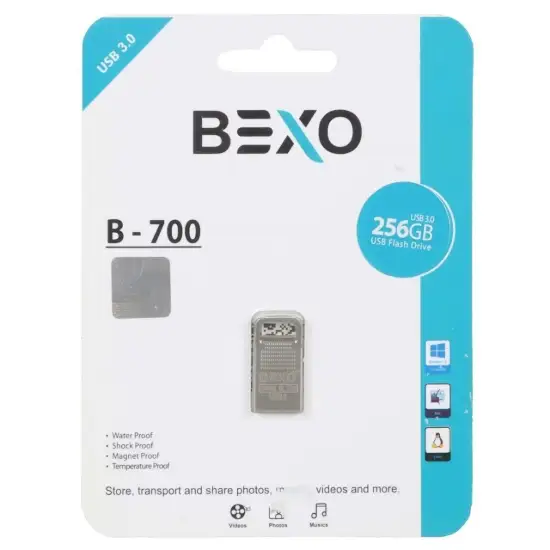 تصویر فلش مموری بکسو مدل B-700 USB3.0 ظرفیت 256 گیگابایت