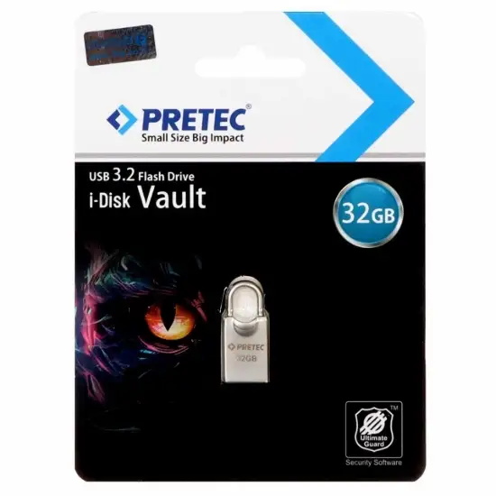 تصویر فلش مموری پرتک مدل Vault USB 3.2 ظرفیت 32 گیگابایت