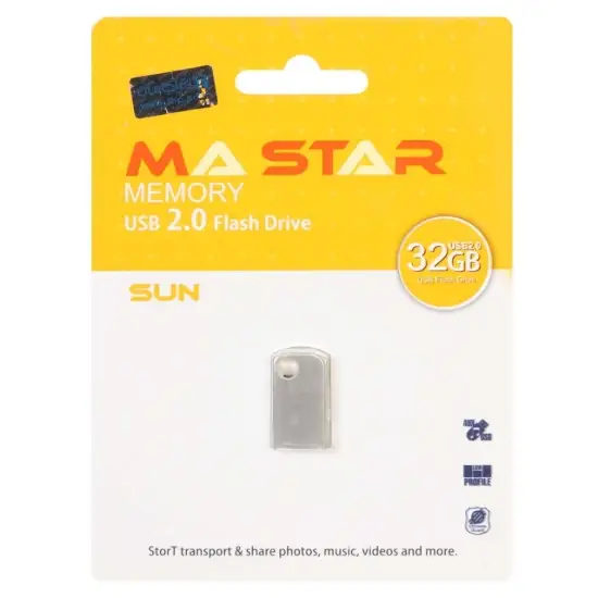 تصویر فلش مموری ام ای استار مدل Sun USB 2.0 ظرفیت 32 گیگابایت