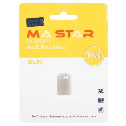 نمایش جزئیات فلش مموری ام ای استار مدل Sun USB 2.0 ظرفیت 16 گیگابایت