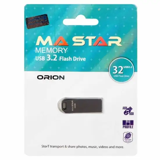 تصویر فلش مموری ام ای استار مدل Orion USB 3.2 ظرفیت 32 گیگابایت