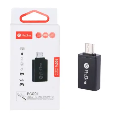 نمایش جزئیات تبدیل MicroUSB به USB-C پرووان مدل PCO01