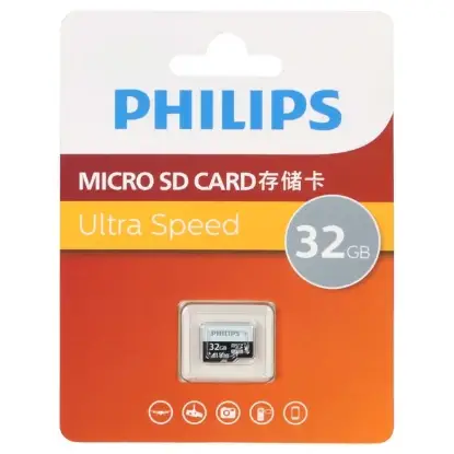 نمایش جزئیات کارت حافظه MicroSDXC فیلیپس مدل Class 10 U3 Ultra ظرفیت 32 گیگابایت