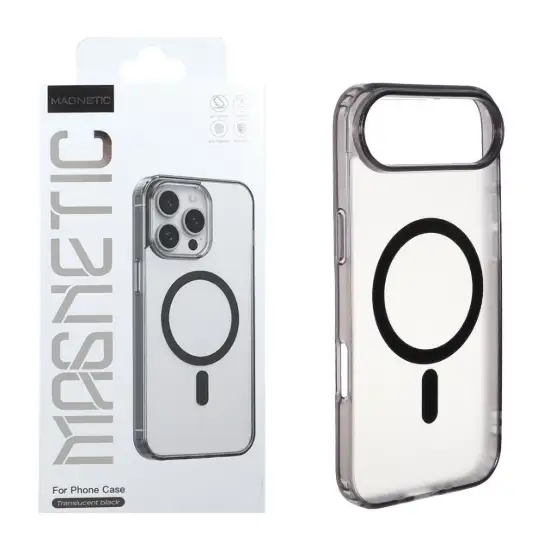 تصویر قاب گوشی موبایل مگنتیک مدل دور ژله ای مگ سیف دار