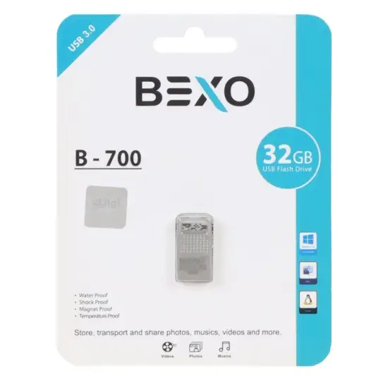 تصویر فلش مموری بکسو مدل B-700 USB3.0 ظرفیت 32 گیگابایت