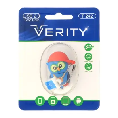 نمایش جزئیات فلش مموری وریتی مدل T242 USB2.0 ظرفیت 32 گیگابایت عروسکی