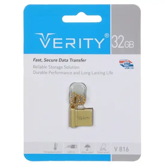 تصویر فلش مموری وریتی مدل V816 USB3.0 ظرفیت 32 گیگابایت