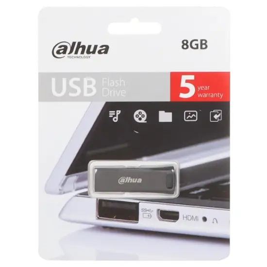 تصویر فلش مموری داهوا مدل U156 USB3.2 ظرفیت 8 گیگابایت