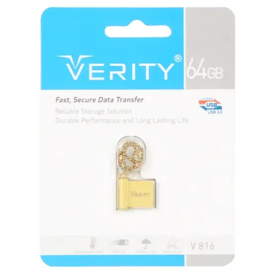 تصویر فلش مموری وریتی مدل V816 USB3.0 ظرفیت 64 گیگابایت