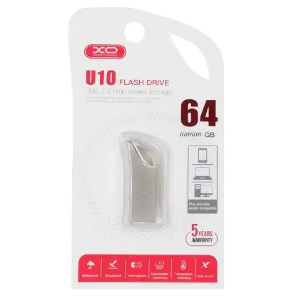 نمایش جزئیات فلش مموری ایکس او مدل U10 USB 2.0 ظرفیت 64 گیگابایت