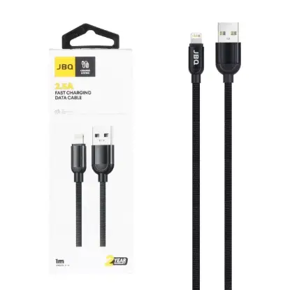 نمایش جزئیات کابل تبدیل  USB به لایتنینگ  جی بی کیو مدل CA-610 به طول 1 متر