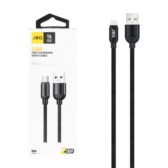 تصویر کابل تبدیل فست شارژ اندروید جی بی کیو مدل CA-610 به طول 1 متر