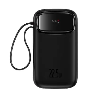 نمایش جزئیات پاوربانک 22.5 وات بیسوس مدل PPQD3-10 ظرفیت 10000 میلی آمپر ساعت
