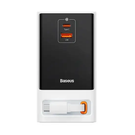 تصویر شارژر رومیزی 65 وات بیسوس مدل PowerCombo Digital PowerStrip