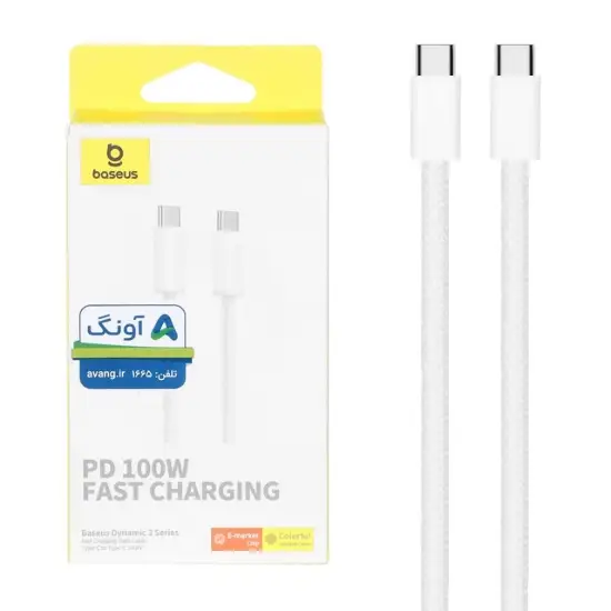 تصویر کابل تبدیل USB-C به USB-C بیسوس مدل CB000076