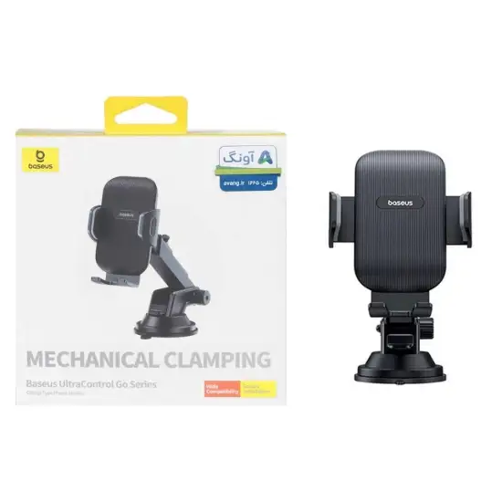 تصویر پایه نگهدارنده گوشی موبایل بیسوس مدل Mechanical Clamping BS-CM025