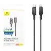 کابل تبدیل USB-C به USB-C بیسوس مدل Arming Fiber Braiding CB00051  طول 2 متر - تصویر دوم