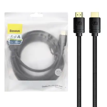 نمایش جزئیات کابل HDMI بیسوس مدل CAKGQ-C01 طول 3 متر