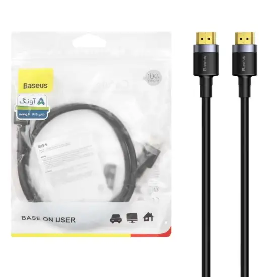 تصویر کابل HDMI بیسوس مدل CADKLF-E01 طول 1 متر