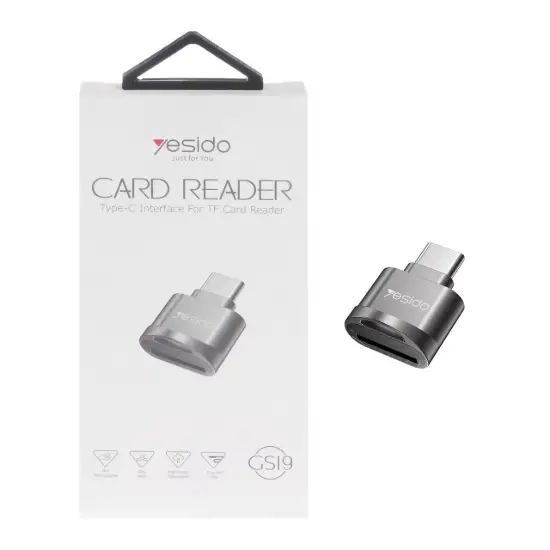 تصویر رم ریدر USB-C یسیدو مدل GS19