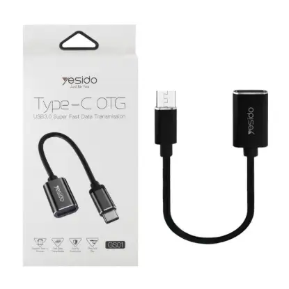 نمایش جزئیات تبدیل OTG به USB-C یسیدو مدل GS01