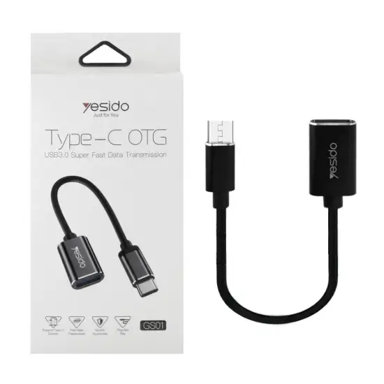 تصویر تبدیل OTG به USB-C یسیدو مدل GS01