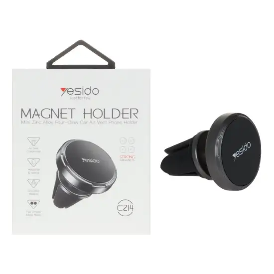 تصویر پایه نگهدارنده گوشی موبایل مگنتی یسیدو مدل C214