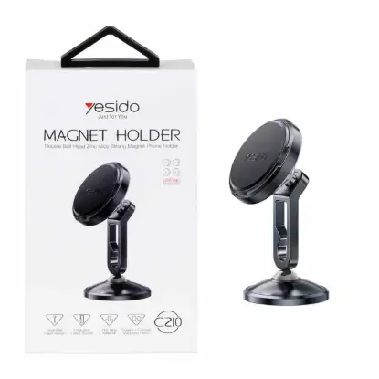 نمایش جزئیات پایه نگهدارنده گوشی موبایل مگنتی یسیدو مدل C210