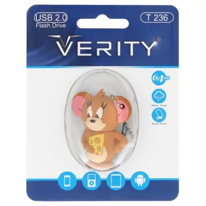 نمایش جزئیات فلش مموری وریتی مدل T236 USB2.0 ظرفیت 64 گیگابایت
