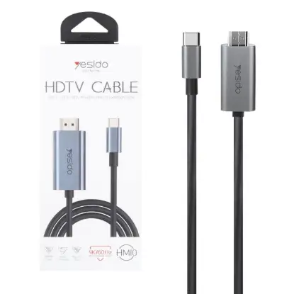 نمایش جزئیات کابل تبدیل HDMI به USB-C یسیدو مدل HM10