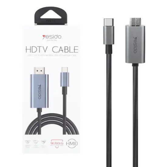 تصویر کابل تبدیل HDMI به USB-C یسیدو مدل HM10