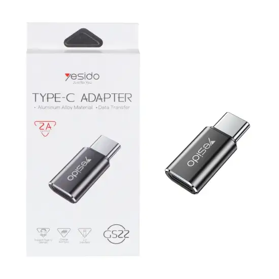 تصویر تبدیل USB-C یسیدو مدل GS22
