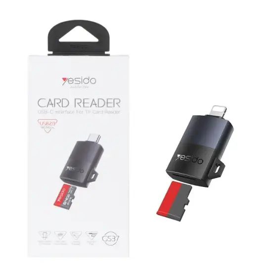 تصویر رم ریدر USB-C یسیدو مدل GS38