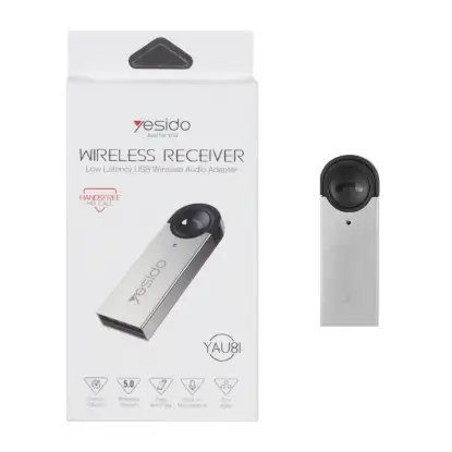 نمایش جزئیات دانگل بلوتوث گیرنده صدا یسیدو مدل YAU81