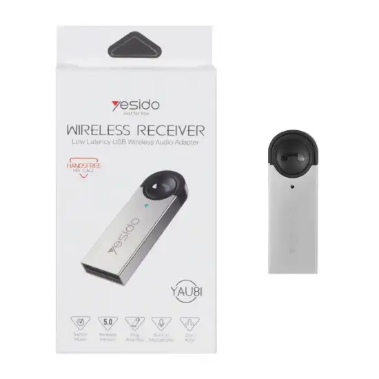 تصویر دانگل بلوتوث گیرنده صدا یسیدو مدل YAU81