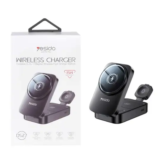 تصویر شارژر بی سیم یسیدو مدل DS27