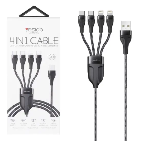 تصویر کابل تبدیل چند کاره یسیدو مدل CA111 به طول 1.2 متر