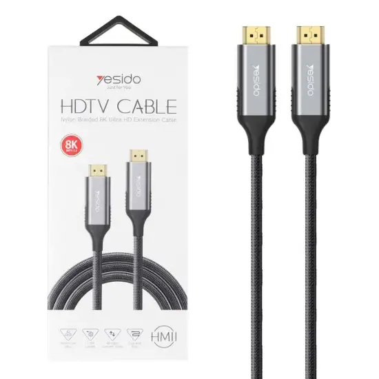 تصویر کابل تبدیل HDMI یسیدو مدل HM11 طول 1.8 متر