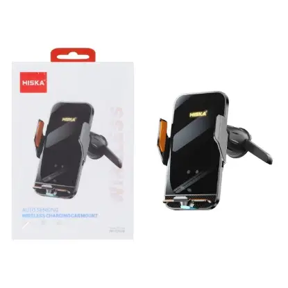 نمایش جزئیات پایه نگهدارنده و شارژر بی سیم گوشی موبایل هیسکا مدل HK-2356W