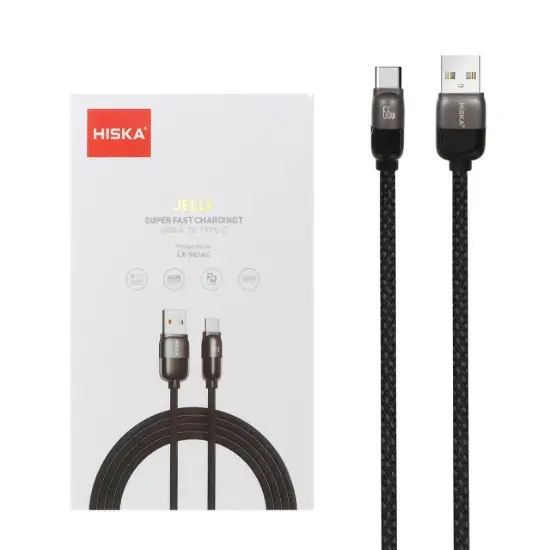 تصویر کابل تبدیل 66 وات USB-C هیسکا مدل LX-901AC
