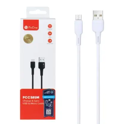 نمایش جزئیات کابل تبدیل USB به MicroUSB پرووان مدل PCC385M