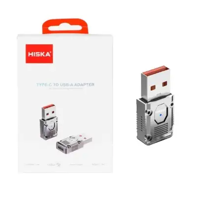 نمایش جزئیات تبدیل USBC به USB هیسکا مدل H9 120W