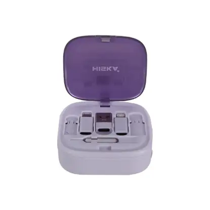 نمایش جزئیات مجموعه لوازم جانبی موبایل هیسکا مدل HR-02 60W