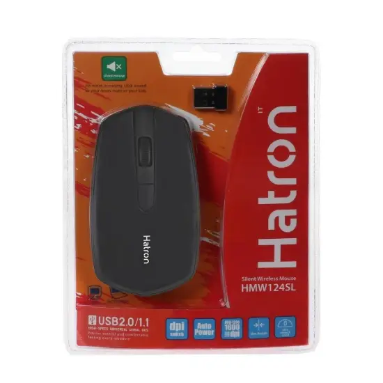 تصویر ماوس بی سیم هترون مدل HMW124SL