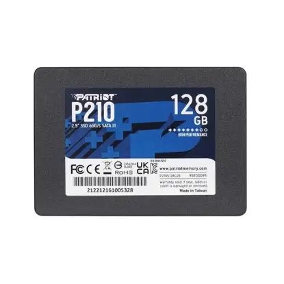 نمایش جزئیات اس اس دی پتریوت مدل P210 ظرفیت 128 گیگابایت