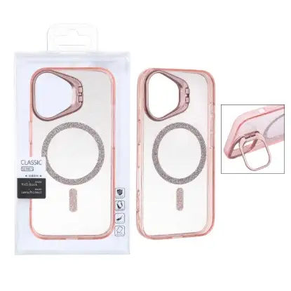 نمایش جزئیات قاب گوشی موبایل براکت مدل اکلیلی مگ سیف دار استند شو