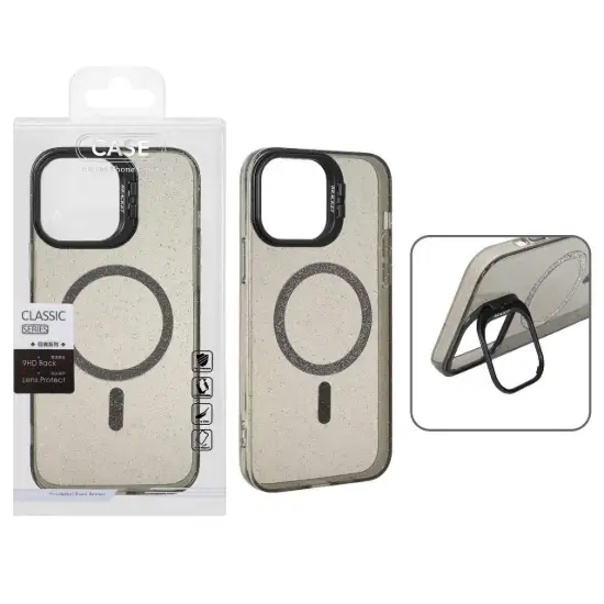 تصویر قاب گوشی موبایل براکت مدل اکلیلی مگ سیف دار استند شو