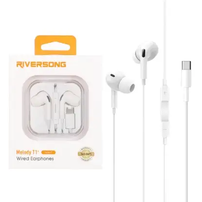 نمایش جزئیات هندزفری باسیم ریورسانگ با پورت USB-C مدل Melody T1+ EA162