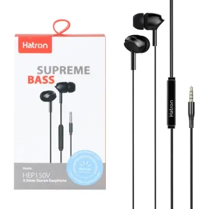 نمایش جزئیات هندزفری باسیم هترون مدل HEP150V