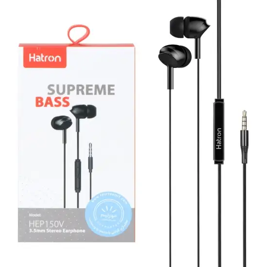 تصویر هندزفری باسیم هترون مدل HEP150V